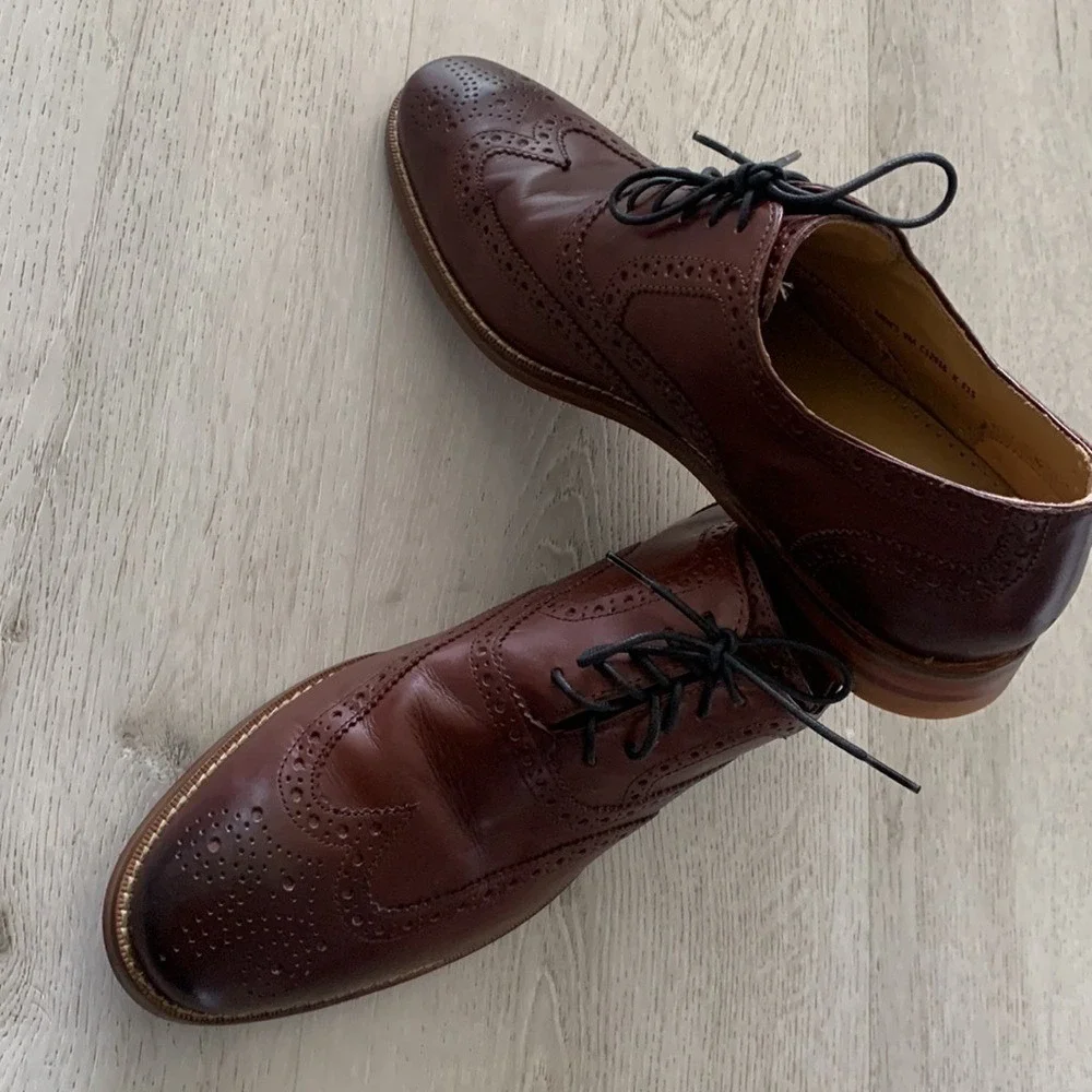 Cole Haan Cambridge British Tan Wingtip Oxfords size 9‎ M